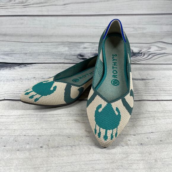 Rothys The Point Moroccan Flats Size 8 - Picture 1 of 10